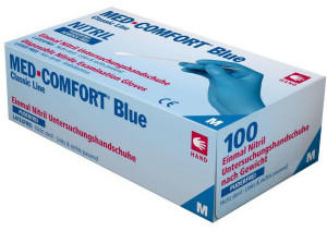 Ampri Blue Comfort Nitril-Untersuchungshandschuhe puderfrei Gr. L (100 Stk.)