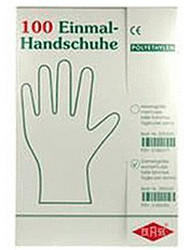 Büttner-Frank Handschuhe einmal Damen Polyaethylen (100 Stk.)