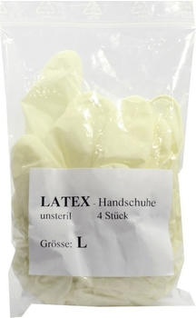 A-1 Dental Handschuhe Einmal Latex Unsteril Gr. L (4 Stk.)