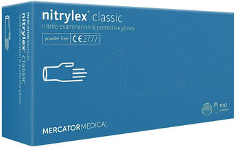 Mercator Medical Nitrylex Classic blue Gr.M (100 Stk.)