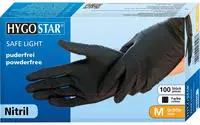 franz mensch 27058, franz mensch Nitril-Handschuh "DARK" HYGOSTAR, M, schwarz