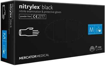 Mercator Medical Nitrylex Black puderfrei Gr. M (100 Stk.)