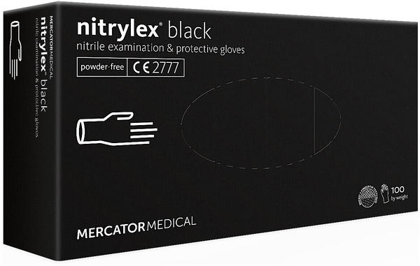 Mercator Medical Nitrylex Black puderfrei Gr. XL (100 Stk.)