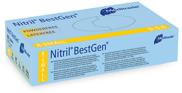Meditrade Nitril BestGen Untersuchungshandschuh Gr.XL (100Stk.)