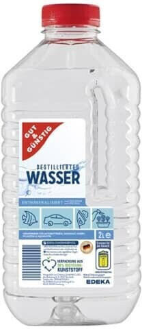 Gut & Günstig Destilliertes Wasser (2L)