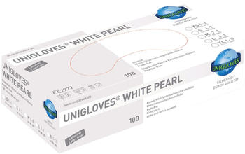 Unigloves White Pearl Nitrilhandschuhe Gr. M (100 Stk.)