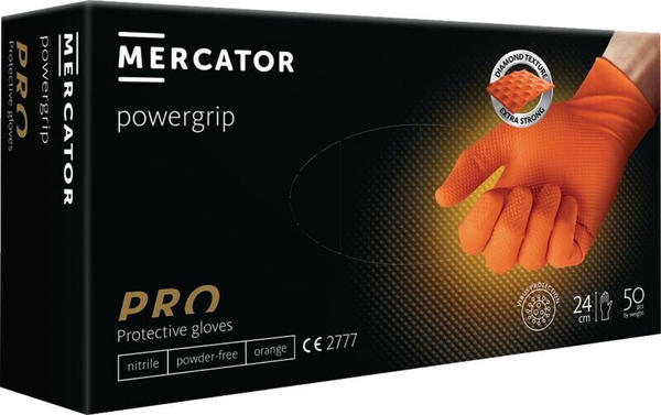 Mercator Medical Mercator GoGrip Einweg-Nitril-Handschuhe XL orange (50 Stk.)