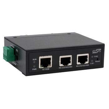 Exsys EX61002 - Ger&auml;teserver 1x RJ45 2x RS-232/422/485
