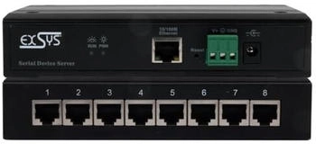 Exsys EX61008 - Ger&auml;teserver 1x RJ45 8x RS-232/422/485