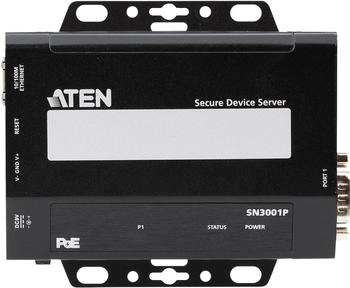 Aten SN3001P Geräteserver 1x RJ45 1x RS-232 PoE