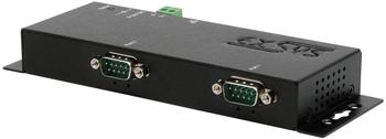 Exsys Ethernet zu Seriell 2x RS-232/422/485 mit 9-Pin Stecker, PoE (EX-6122-2POE)