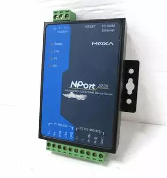 Moxa NPORT 5230 2-Port-Geräteserver mit 1 RS-232-Port und 1 RS-422485-Port (385351)