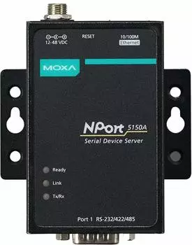 Moxa NPORT 5150A 1-Port RS-232422485 Geräteserver 0 bis 60C Betriebstemperatur (384655)