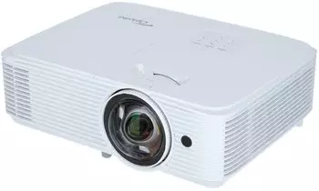Optoma H117ST DLP-Projektor tragbar 3D 3800 ANSI-Lumen WXGA (1280 x 800) 16:10 Short-Throw Fixed-Objektiv (E9PX7DR01EZ1)