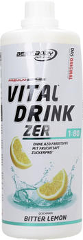 Best Body Nutrition Vital Drink Zerop 1000 ml Bitter-Lemon