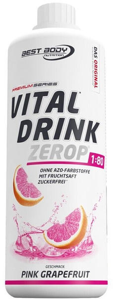 Best Body Nutrition Vital Drink Zerop 1000 ml Pink Grapefruit