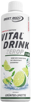 Best Body Nutrition Vital Drink Zerop 500 ml Grüntee-Limette