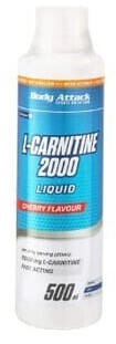 Body Attack L-Carnitine Liquid 2000 500 ml Orange