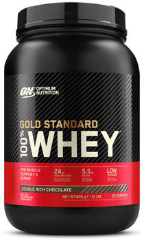 Optimum Nutrition 100% Whey Gold Standard 908g NEW LOOK Double Rich Chocolate