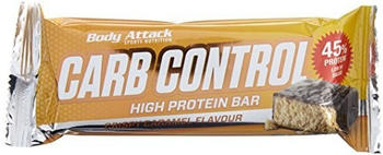 Body Attack Carb Control-Proteinriegel 15x100g Crispy-Caramel