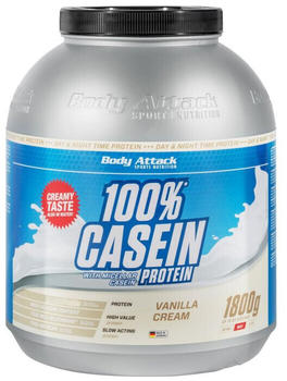 Body Attack 100% Casein Protein 1800g Natural
