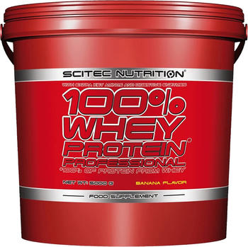 Scitec Nutrition 100% Whey Protein Professional Banane 5000g