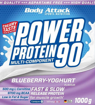 Body Attack Power Protein 90 1000g Blueberry-Yoghurt