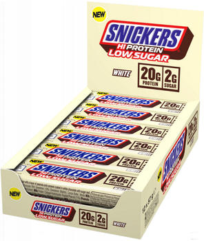 Mars Snickers Low Sugar High Protein Wei&szlig; Riegel 12x57g