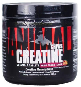 Universal Nutrition Animal Creatine Chews 120 Kautabletten Fruit Punch