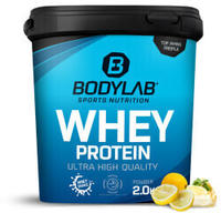 Bodylab24 Whey Protein - 2000g - Zitrone-K&auml;sekuchen, Grundpreis: &euro; 33,95 / kg