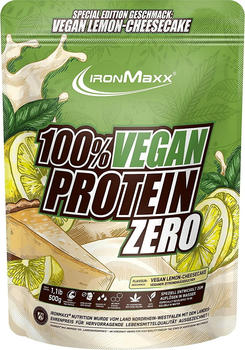 IronMaxx 100% Vegan Protein Zero 500g Lemon Cheesecake