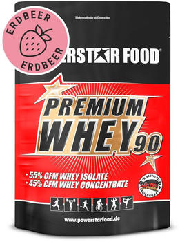 Powerstar Food Premium Whey 90 4000g Erdbeere