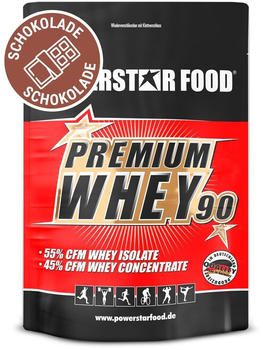 Powerstar Food Premium Whey 90 4000g Schokolade