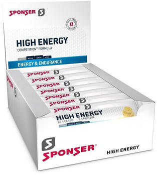 Sponser High Energy Riegel 30x45g Banane