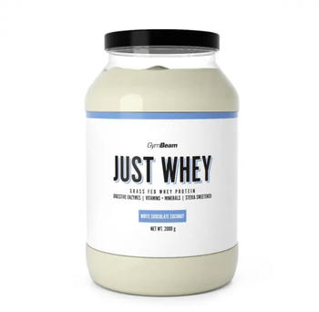GymBeam Just Whey 2000g White Chocolate Coconut
