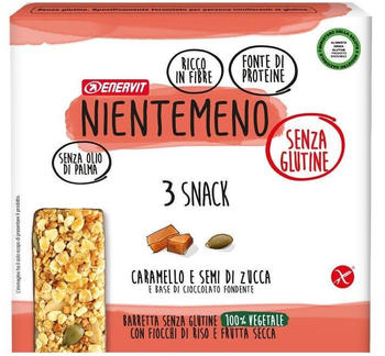 Enervit Nientemeno Bar 3 Pcs caramel/pumpkin seeds