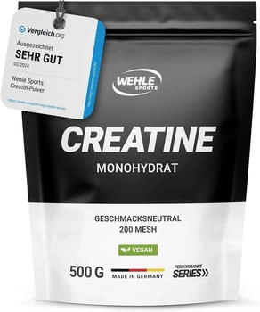 Wehle Sports Creatine Monohydrate Powder 500g