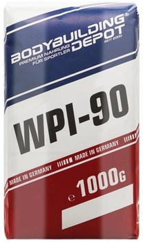 Bodybuilding Depot WPI-90 Whey Isolat 1000g Vanille