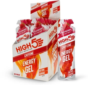 High5 Energy Gel 20x40g Raspberry