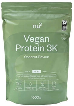nu3 Vegan Protein 3K 1000g Coconut