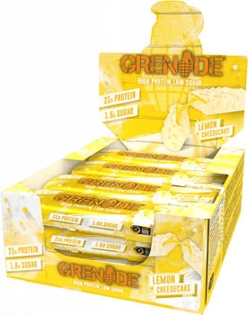 Grenade Protein Bar 12x60g lemon cheesecake