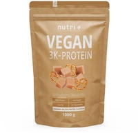nutri+ Veganes Protein Pulver 3k- Salted Caramel Pretzel 1000 g