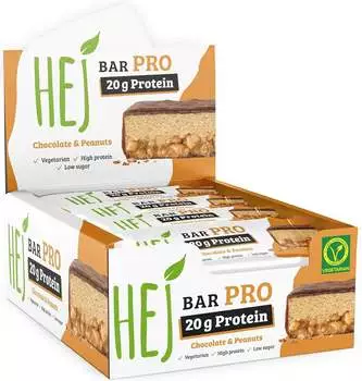 Hej Bar Pro 20 g Protein Chocolate & Peanuts, 34 % Protein
