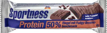 Dm Sportness Fudgy- Brownie-Geschmack, 50 % Protein