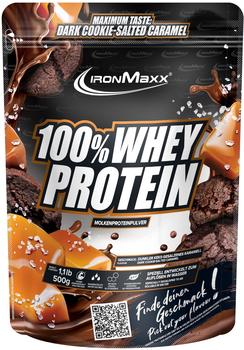IronMaxx 100% Whey Protein Powder 500g Dark Cookie Salted Caramel