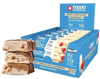 MaxiNutrition Classic Protein Bar 16x40g White Chocolate Raspberry