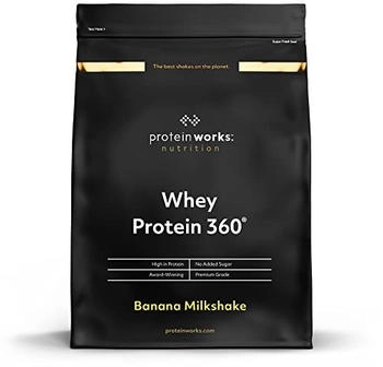 The Protein Works Whey 360 600g banana milkshake