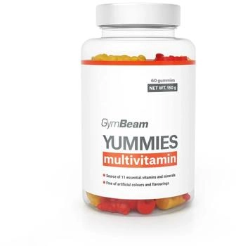 GymBeam Multivitamin Yummies 60 Stück (34207-1) Kapseln orange lemon cherry