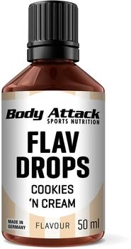 Body Attack Flav Drops Cookies n Cream 50ml (12221)