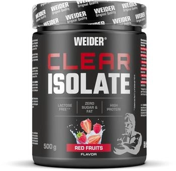 Weider Clear Isolate Whey Protein Pulver Red Fruits 500g (11733)